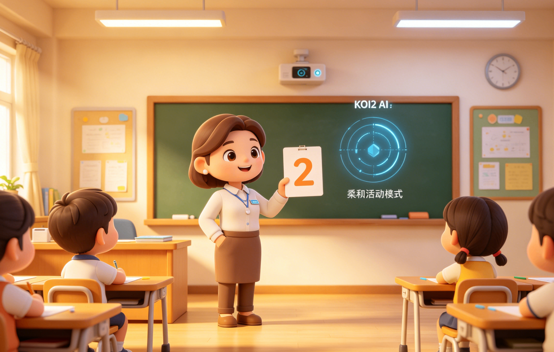 方案 2|AI 手勢識別 × 智能燈光系統
