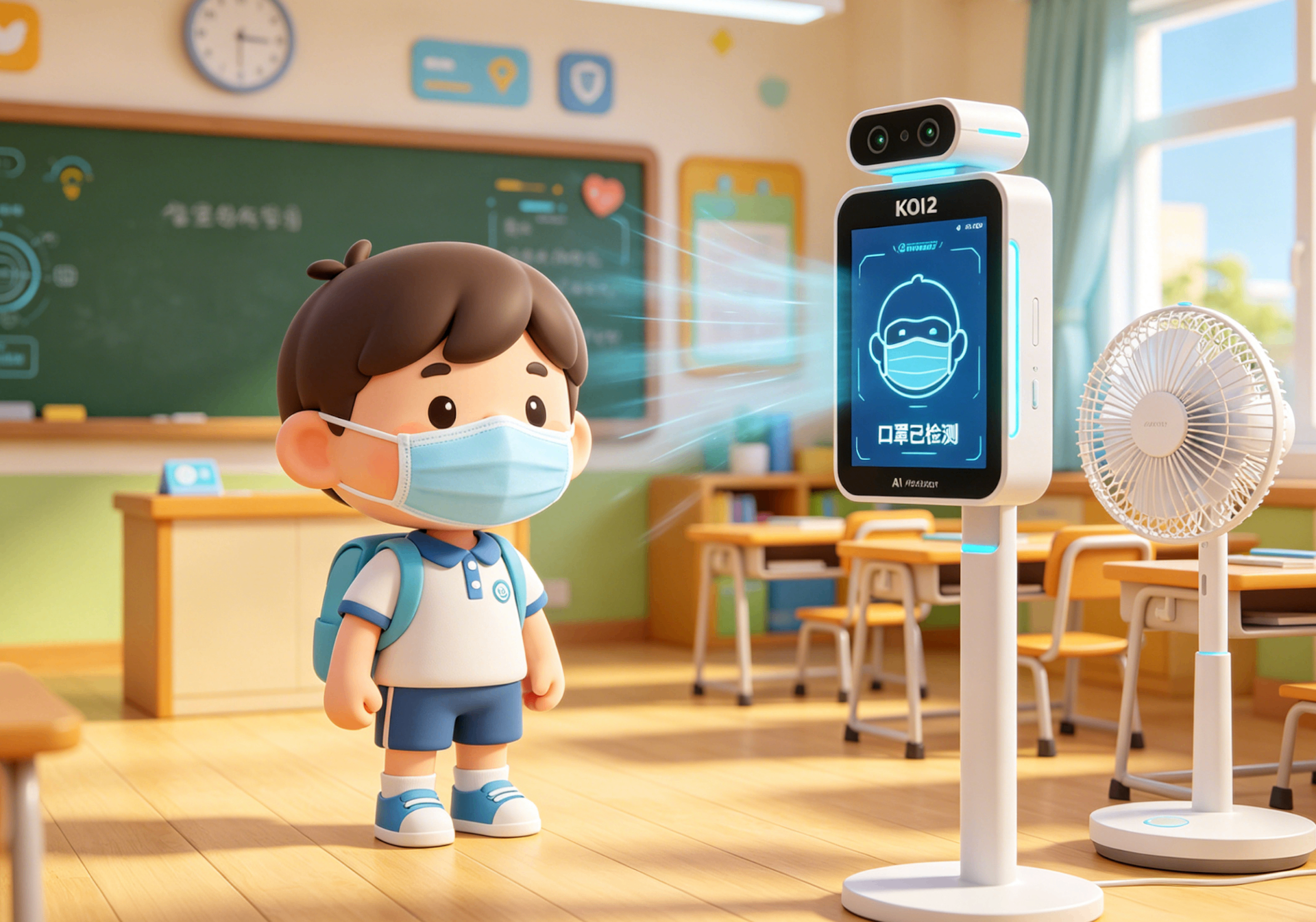 方案 1|AI 口罩偵測 × 智能通風系統