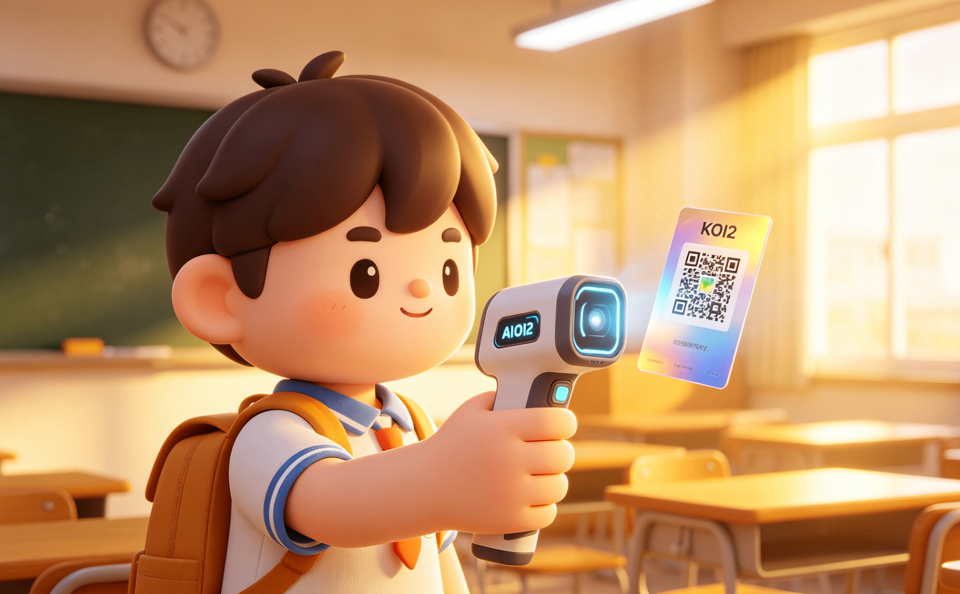 方案 3|AI 掃碼識別 × 節能許可系統